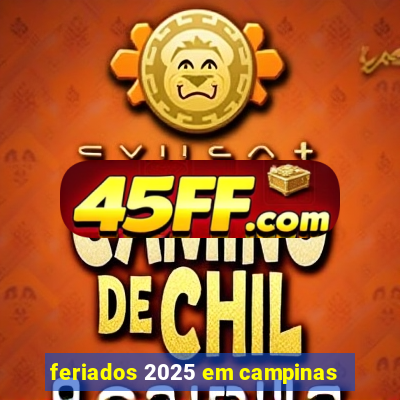 feriados 2025 em campinas